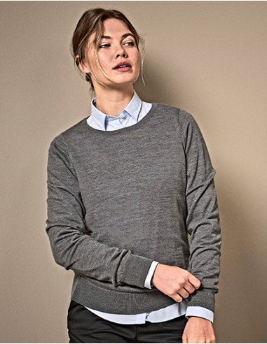 T-6006-Womens Crew Neck Sweater
